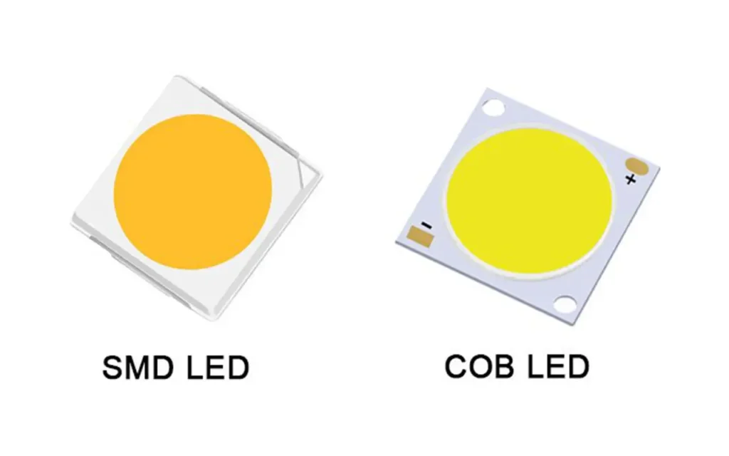تفاوت ال ای دی و SMD و COB: یک مقایسه سریع