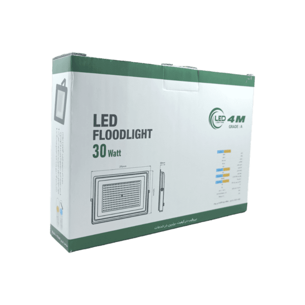 چراغ پروژکتور 30 وات مدل اُمگا LED4M