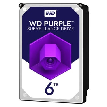 هارد 6 ترابایت بنفش وسترن دیجیتال مدل WD60PURZ ظرفیت 6 ترابایت